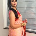Shyamala Instagram – SAREE: A timeless masterpiece 😊 this saree from @joshnikacollections