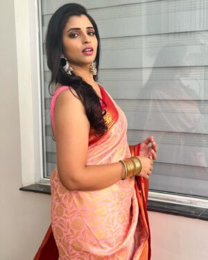 Shyamala Instagram - SAREE: A timeless masterpiece 😊 this saree from @joshnikacollections