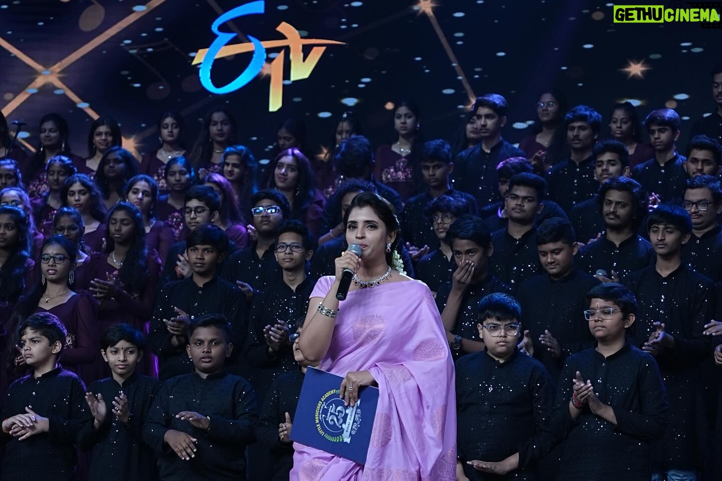 Shyamala Instagram - #balagandharvam @littlemusiciansacademyglobal 25 yrs #event to night @7pm @etvtelugu2708 @etvwin