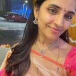 Shyamala Instagram – #diwali 2023 🪔💣🎇. Saree : @pattusareeswholesale