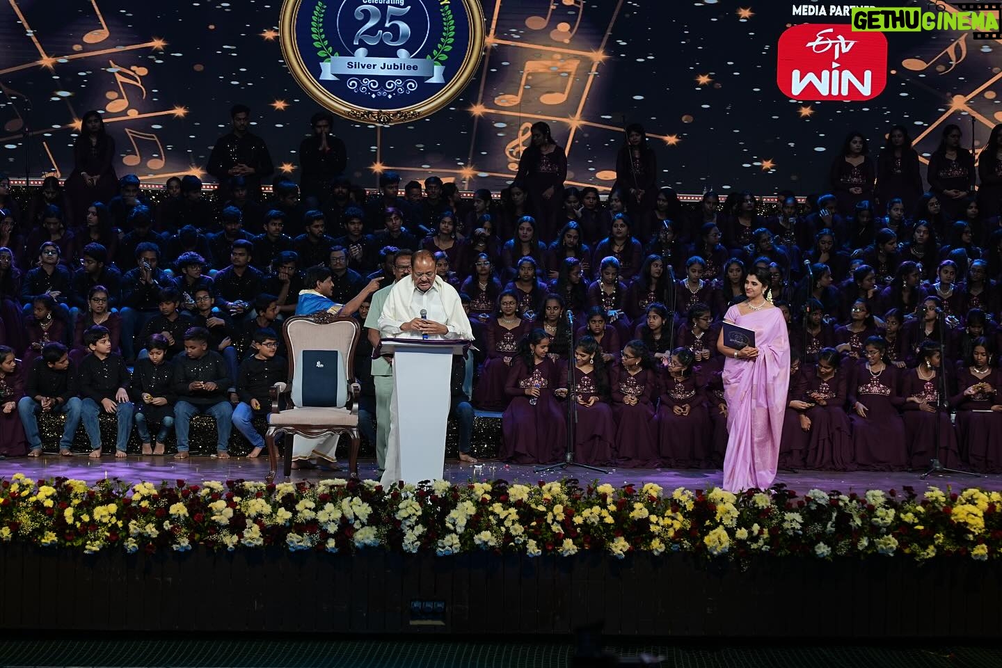 Shyamala Instagram - #balagandharvam @littlemusiciansacademyglobal 25 yrs #event to night @7pm @etvtelugu2708 @etvwin