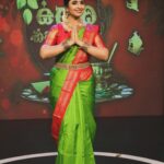 Shyamala Instagram - అందరికి శ్రీ క్రోధి నామ సంవత్సర ఉగాది శుభాకాంక్షలు 🙏 #happyugaadi 😊 Saree:@saradasarees1959wholesale_shop Jewellery:neelias_official Styled:@_thepriyankanarayan_