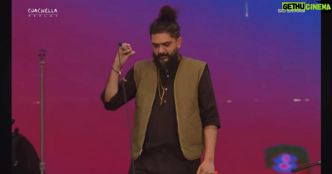 Sid Sriram Instagram - Vettrivel Muruganukku Yesterday was one of those days where the stage felt like home. Growing up in the suburbs in Fremont was mundane on most days. Having magical, grandiose dreams wasn’t really a thing, like the kind of dreams that change cultural currents. But I’ve been blessed to have a strong unit of divergent thinkers around me my whole life. If you had told 9 year old me that I’d close my @coachella set with the Thiruppugazh my mother had just taught me, I probably would’ve chuckled and went back to day dreaming. Fast forward to 2024, first ever South Indian artist to play the festival. On the days where the stage truly feels like home, and you’re with your brothers, you get the absolute privilege of tapping into what feels like the infinite. Yesterday felt boundless and free, I am grateful beyond belief. My name is Sid Sriram, I was born in Chennai, India and I grew up in the Bay Area, California. I come from a discipline called Carnatic music, I’m proud of every damn part of who I am, and I promise you we are on our way to changing the tides of music/love/healing around the whole world. Deepest love brother @arsononly for creating this universe with me. Deepest love to my brothers @ajabaum @dealdrugger @evanguymandude @chriseganiii @akajk_plus for being on this expedition, holding each other up and spreading real love every step of the way. Big love to brothers @wavy_noah @xpoyer @hanstolo.ent for making sure we were taken care of proper To everyone who is with us on journey, I love you from the bottom of my heart. This is just the beginning. Shout out brother @amitpivots for the quick capture of this moment. All love, no hate