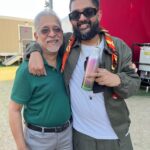 Sid Sriram Instagram - I rarely post about this man because he prefers to stay outta the public eye, but we took this picture right after I got off stage from Coachella week 1 and I love it. Epitome of relentless drive, passion, rigour and honesty. My manager, mentor, and father Ten toes all the way down, onwards and all the way upwards All love, no hate