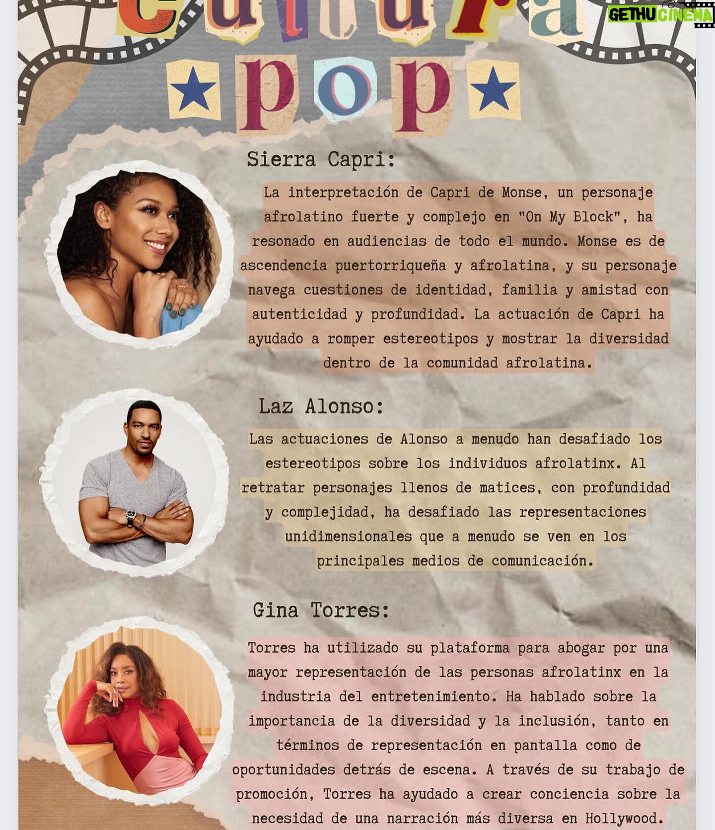 Sierra Capri Instagram - Thank you to mi prima(cuz) Professor @kikiynikai and to the authors for this article that her students at UCSB created for her SPAN 139 course. So freaking sweet and appreciated🫶🏽Link in Bio Eng: POP CULTURE Capri’s interpretation of Monse, a strong and complex AfroLatina character from “On My Block,” has resonated with audiences from around the world. Monse is of AfroLatinx descent* and her character navigates questions of identity, family, and friendship with depth and authenticity. As an actor, Capri’s interpretation of the character has helped to break stereotypes and show diversity within the (Afro)Latinx community. Raices y sueños: voces del espíritu AfroLatinx (Roots and Dreams: Voices of the Afro-Latinx Spirit) Authors: Jaclyn Torres Abundis and Nikki Gómez Course: SPAN 139 U.S. Latino Literature Professor: Dr. Kiley Jeanelle Guyton Acosta School: University of California Santa Barbara (UCSB) They will be showcased as part of a digital exhibition she is developing in collaboration with the Smithsonian Learning Lab and Smithsonian American Art Museum (SAAM) 🙏🏽