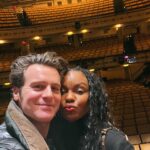 Sierra McClain Instagram - went to see @merrilyonbway had a @mindhunter reunion with a fav of mine. 🥹 he always said he’d take me to my first broadway show… just made it extra special that he was in it! The story, the music, the performances, the entire experience was almost as magical as Jonathan himself. Won’t ever forget it! ✨🖤