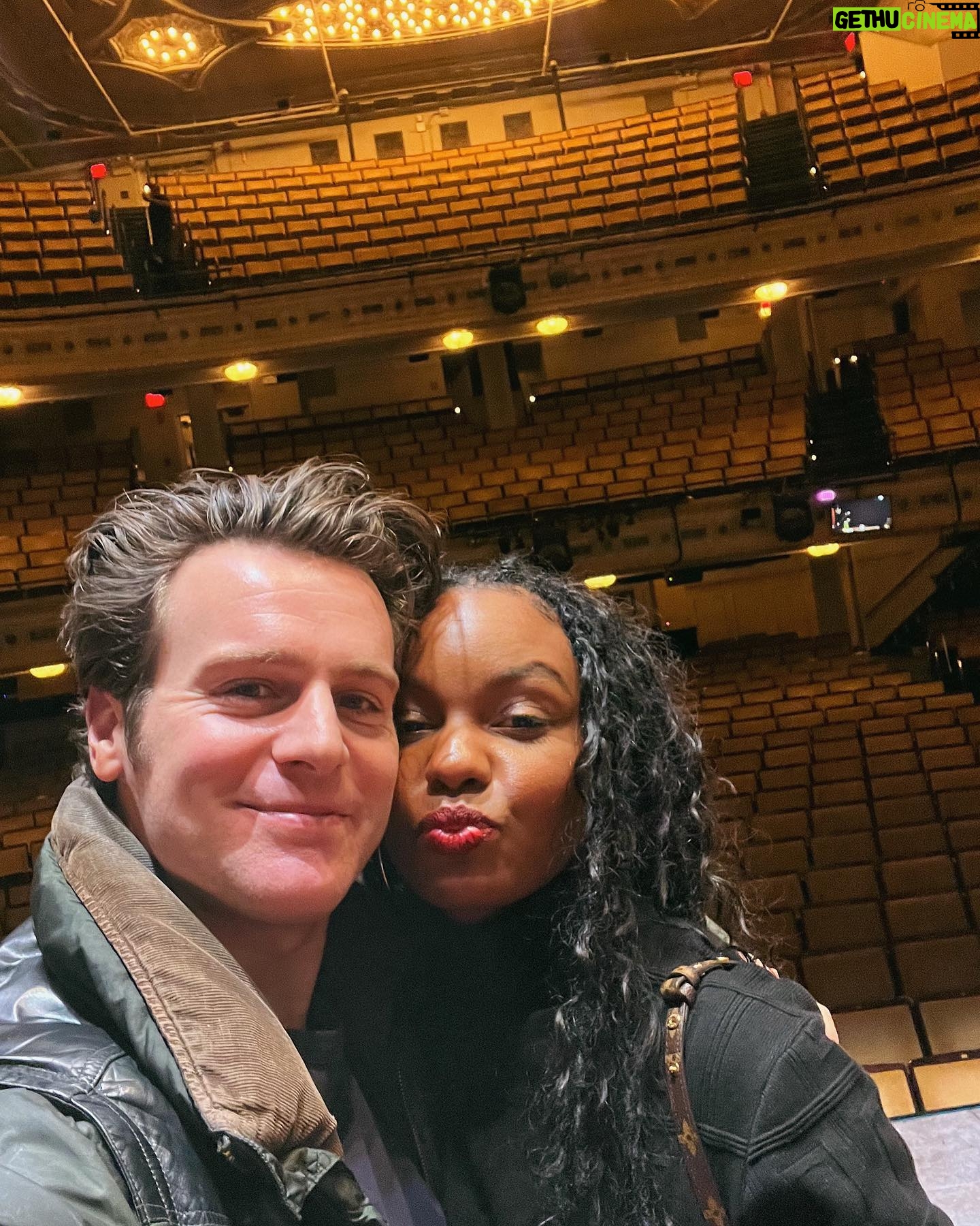 Sierra McClain Instagram - went to see @merrilyonbway had a @mindhunter reunion with a fav of mine. 🥹 he always said he’d take me to my first broadway show… just made it extra special that he was in it! The story, the music, the performances, the entire experience was almost as magical as Jonathan himself. Won’t ever forget it! ✨🖤