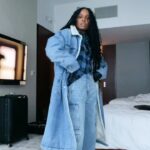 Sierra McClain Instagram - had to make up for not gettin the other fit in my last post lol. nyc brought the denim out.💙 locs -> @bagoddess