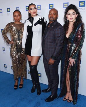 Sierra McClain Instagram - Had a blast with the Lonestar fam supporting @the_brianmichael at the @hrclosangeles dinner Sat night. ✨ 
SO proud of you, B. Love you dearly!