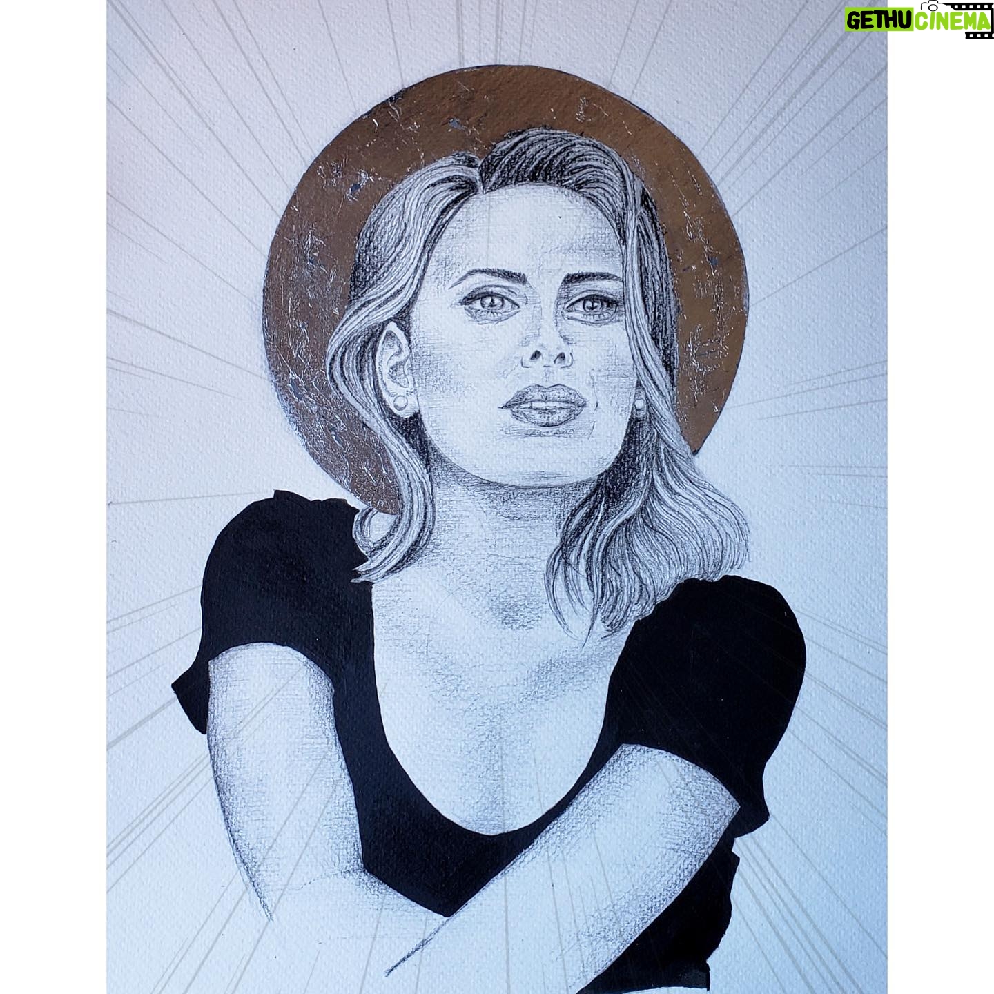 Silvina Luna Instagram - Gracias @josephin_artist_ por este retrato✨ hermosa artista Que hacen!? Yo por ver WONDER ( nexflix) película que me recomendaron muchos.. La vieron?