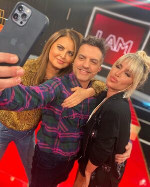 Silvina Luna Instagram - Lindo encuentro en @ejercitodelam @americatv con estos dos potros @angeldebritooki y @soyflorpe ❤️
Se viene nueva producción que dicen!?🔥