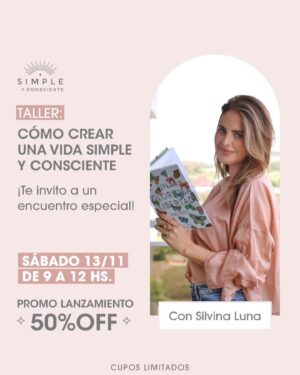 Silvina Luna Instagram - Hoy quiero compartirte algo importante de mi vida. Se trata de una transformación en mi modo de ser y estar en este mundo. Algo que vengo compartiendo en mi otra cuenta de Instagram @simpleyconsciente 

En estos días me encuentro en el último tramo de mi formación como coach ontológico. Me apasiona seguir sumando herramientas para mejorar mi vida y acompañar a quienes sientan la necesidad de hacerlo. 
En los últimos años desarrollé la intuición y la confianza en mi misma. Aprendí que todos tenemos el poder para elegir una vida nueva.

Por eso hoy elijo acompañar a otros en ese camino de búsqueda y auto conocimiento.

Deseo que todos encontremos un propósito que nos convoque a vivir de esta manera✨

Por todo esto te invito el sábado 13 de noviembre para compartir un Taller dónde te voy a acompañar en esos primeros pasos.

Día: sábado 13 de noviembre 
Horario: de 9 a 12 hs 🇦🇷
Duración: 3 horas 
Plataforma: Zoom

Dejame tu comentario y me podré en contacto para brindarte más información 🤍