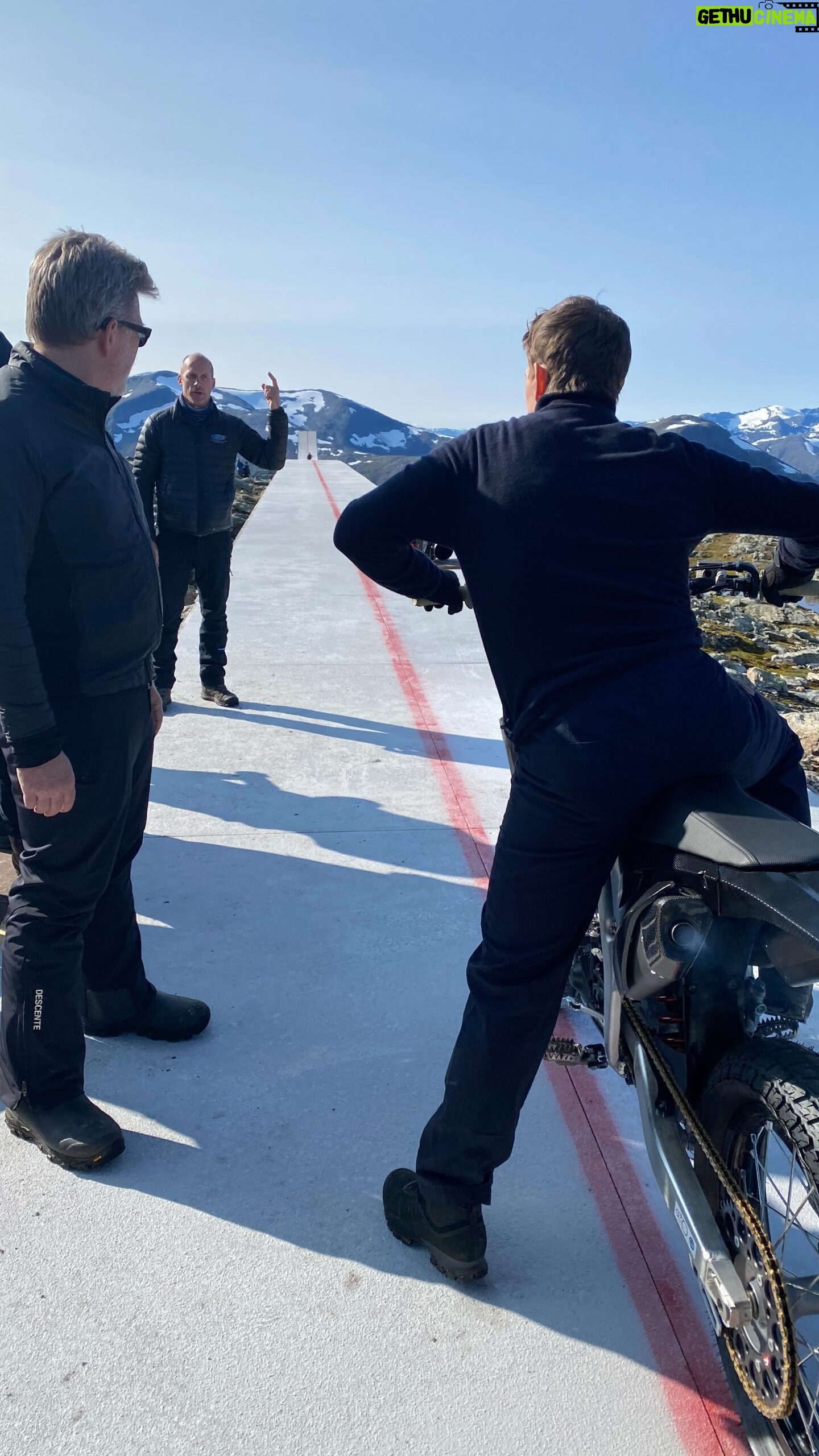 Simon Pegg - 104.6K Likes - Watching the boss ride a motorcycle off a cliff is STRESSFUL!!! 🏍️🗻😱