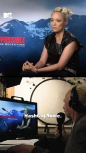 Simon Pegg Instagram - No journalist will ever trust us again. See MTV’s @iamharrietrose wilt as we make her job suddenly very, very tough.