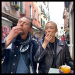 Simon Pegg Instagram - Three years ago. Eating mouth watering pastries in Venice with @pom.klementieff. 📷 @katharynmann