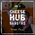 Simon Pegg Instagram - Come and see @simonpegg smash out his Cheese Hub bangers at the hub 6pm TODAY. Pegg! Pegg! Pegg! Follow along on Spotify for the full track list. Link in stories.