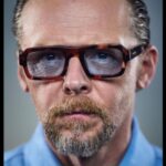 Simon Pegg Instagram – From @robertwilson9’s shoot for the Saturday Times. Never realised how much I needed a sky blue suede jacket!