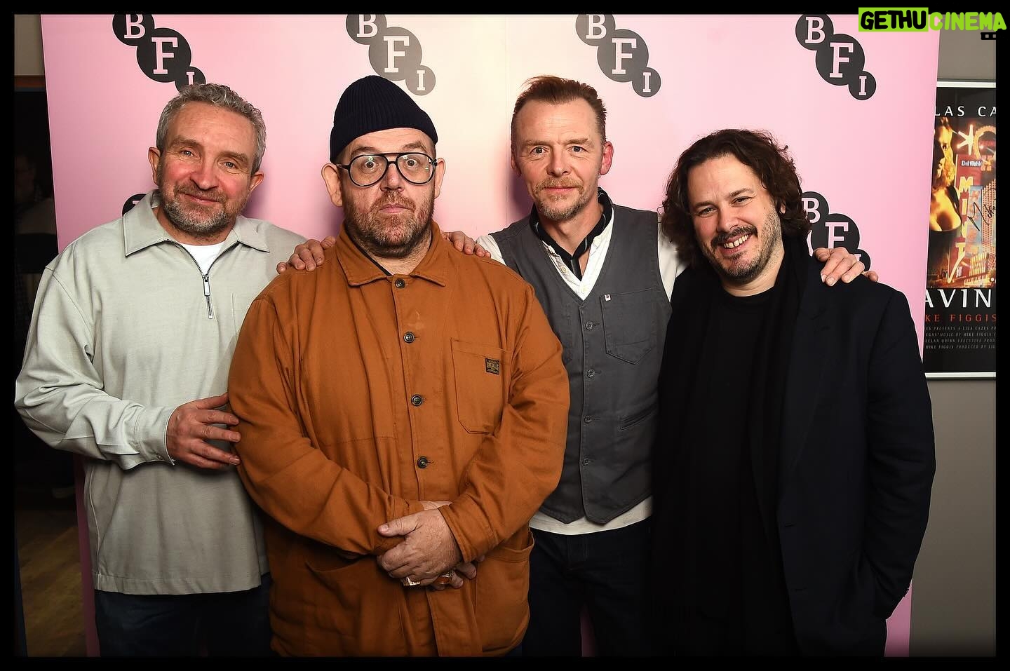Simon Pegg - 59.9K Likes - Had such fun last night with these gorgeous dudes. The World’s End, 10th anniversary screening and Q&A at @britishfilminstitute. Much laughter, memories and probing questions about addiction, ice cream and addiction to ice cream.
@edgarwright
@friedgold
@eddiemmarsan