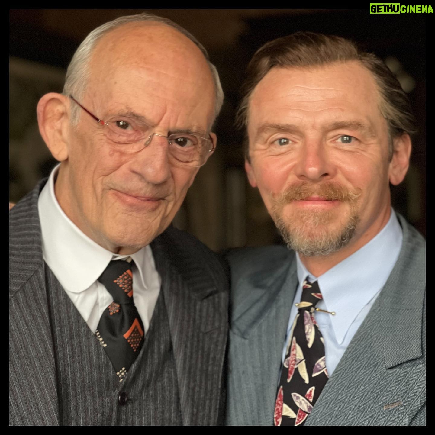 Simon Pegg - 52.1K Likes - Whoever said, don’t meet your heroes, never worked with this man. Such a pleasure to work with the great @mrchristopherlloyd on Nandor Fodor and the Talking Mongoose. ❤️