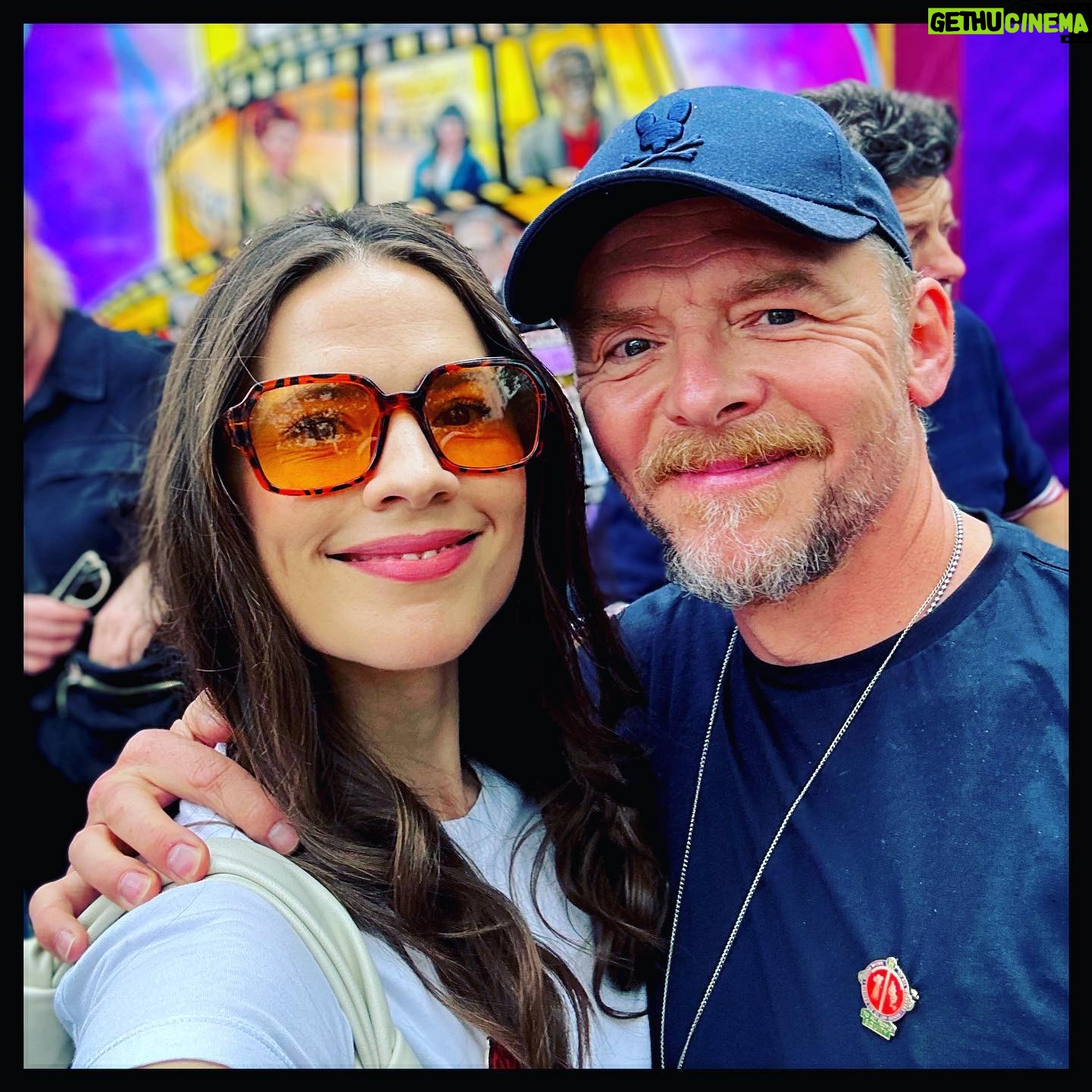 Simon Pegg - 60.3K Likes - Me and my sister in solidarity, @wellhayley, protesting with @equityuk in support of @sagaftra in London’s Leicester Square. ✊🏻❤️