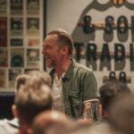 Simon Pegg Instagram - Highlights from our exclusive evening with @simonpegg at our Soho Store. Thanks to everyone who participated in making this evening a great night @brewdogofficial @heath.skincare @gentbaristahen Look out for future events! #andsonsuk #clothesforpioneers #hardwearing #workwear #slowfashion #timelessstyle #simonpegg #inconversationwith #charityevening