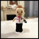 Simon Pegg Instagram – Many thanks to @cult_crochet for another wonderful creation. Here’s Shaun, ready to take on a horde of crochet zombies. 🧟‍♀️🧟🧟‍♂️