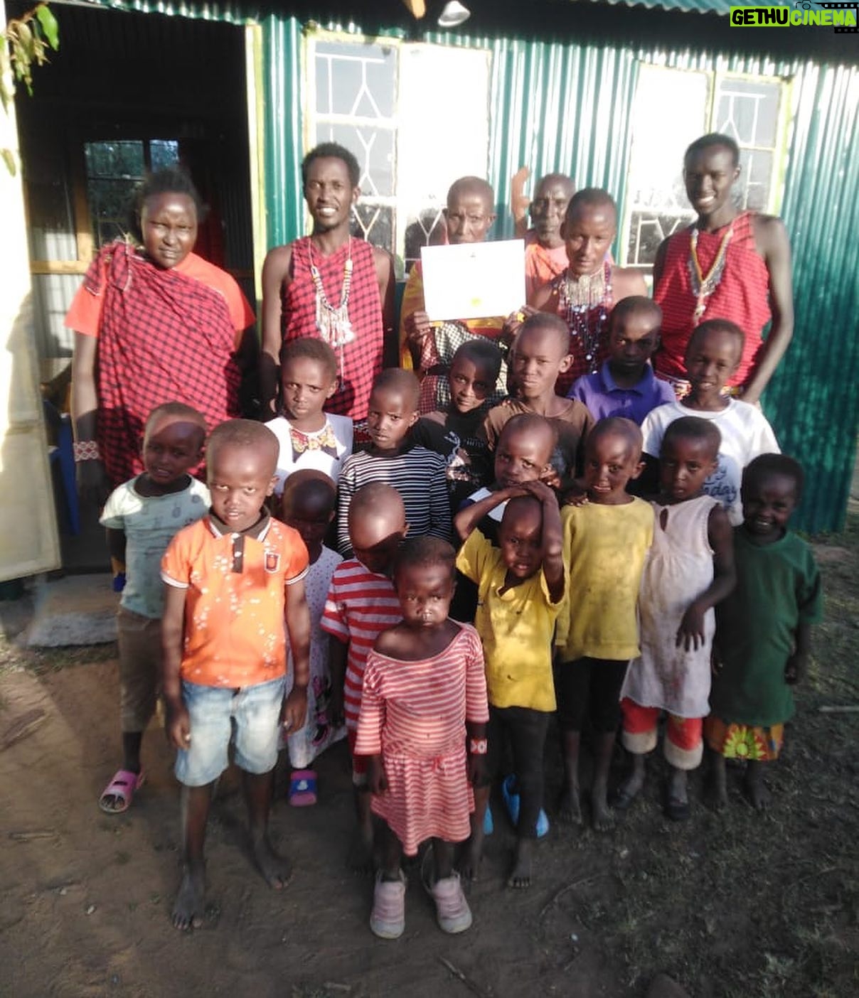 Simon Pegg Instagram - Last year, I was lucky enough to visit the Masai village of Olchurai, in Kenya. I met an incredible community of people, working hard to do the very best they can for their children, particularly the young women, who are frequently married off early, or subject to female genital mutilation (FGM). I met a University educated Masai Warrior by the name of Andrew Ole Nkongoni (pictured) who had returned to his village after graduating to help secure a better future for the Olchuari children. I was blown away by Andrew’s commitment to his people and asked if I could do anything to help. Together we came up with Bridge of Hope, a highly focused fundraising effort, directly enhancing the lives of the boys and girls of Olchuari. Any money you are kind enough to donate, will go directly to the children, their protection and education. Head to the link in my bio find out more and follow @bridge_of_hope_kenya to see exactly where your donations are going. ❤️❤️❤️