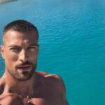 Simone Susinna Instagram – Light blue.
