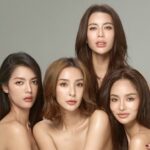 Sirin Preedeeyanon Instagram - Group shot it is🤍 Makeup @first_make_up Hair @tungpui69 Stylist @punpongdam Photographer @santara2013 Studio @chamniseye Manager @mairatchada1