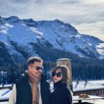 Sissy Prescillia Instagram - Pak, Bapak tau ngga kalo puncak tertinggi di pegunungan alpen Swiss itu adalah Monte Rosa yang tingginya 4.634 meter di perbatasan Swiss-Italia. Nah foto gunung dibelakang kita itu bukan Monte Rosa, ngga tau deh namanya apaan, cuma bagus aja buat saya ajak bapak foto bareng 🧚🏼‍♀️ Terima kasih ya pak udah ajak saya jalan jalan lagi liat gunung salju di Swiss, gunungnya bagus dan banyak banget kaya jadwal bapak, semoga cinta kita sekokoh gunung gunung itu ya pak.. Amin 🥶🤍