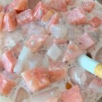 Sissy Prescillia Instagram - 🔥 ES SEMANGKA SUSU 🔥 Bahan-bahannya: * Semangka * Nata de coco * Biji selasih * Jelly (sesuai selera) * 190 ml susu evaporasi * Susu kental manis secukupnya * Sirup merah secukupnya * Es Batu Tolong kalo ada yang nanya resep lagi disuruh baca aja ya buibuk pak bapak 😆 #MamaSissy #Ramadhan #2024 #MomDaily #masak #Menu #recipe #Simple #fun #info #Cook #recook #food #Ngabuburit #Puasa #menuviral #Reels #Es #Semangka #Susu #Takjil #dessert #segar #resep #sederhana #Indonesia #Instagood #instafood