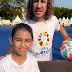 Sissy Prescillia Instagram - I agree, it’s a new steps in another experience for you to become a great football player like them, Mayk! ⚽️🤘🏼 Bravo!!! Thank you @rctisports and Ibu @irmaragasti for this great experience for Mayka!!✨ #roadtoeuro2024