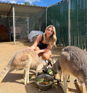 Sissy Sheridan Instagram - i have such a strong love and passion for animals and their well being - volunteering at the non-profit animal sanctuary @animaltracksinc was such an incredible experience i wanted to share. ft. my new bff boo 🐵