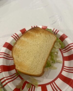 Sissy Sheridan Instagram - sissy’s sandwich recipe: 🥪 
2 Slices of toasted white bread 
Mayo and Honey mustard 
2 Turkey slices 
1 Provolone cheese slice 
Lettuce 
Banana Peppers
Lays Potato Chips