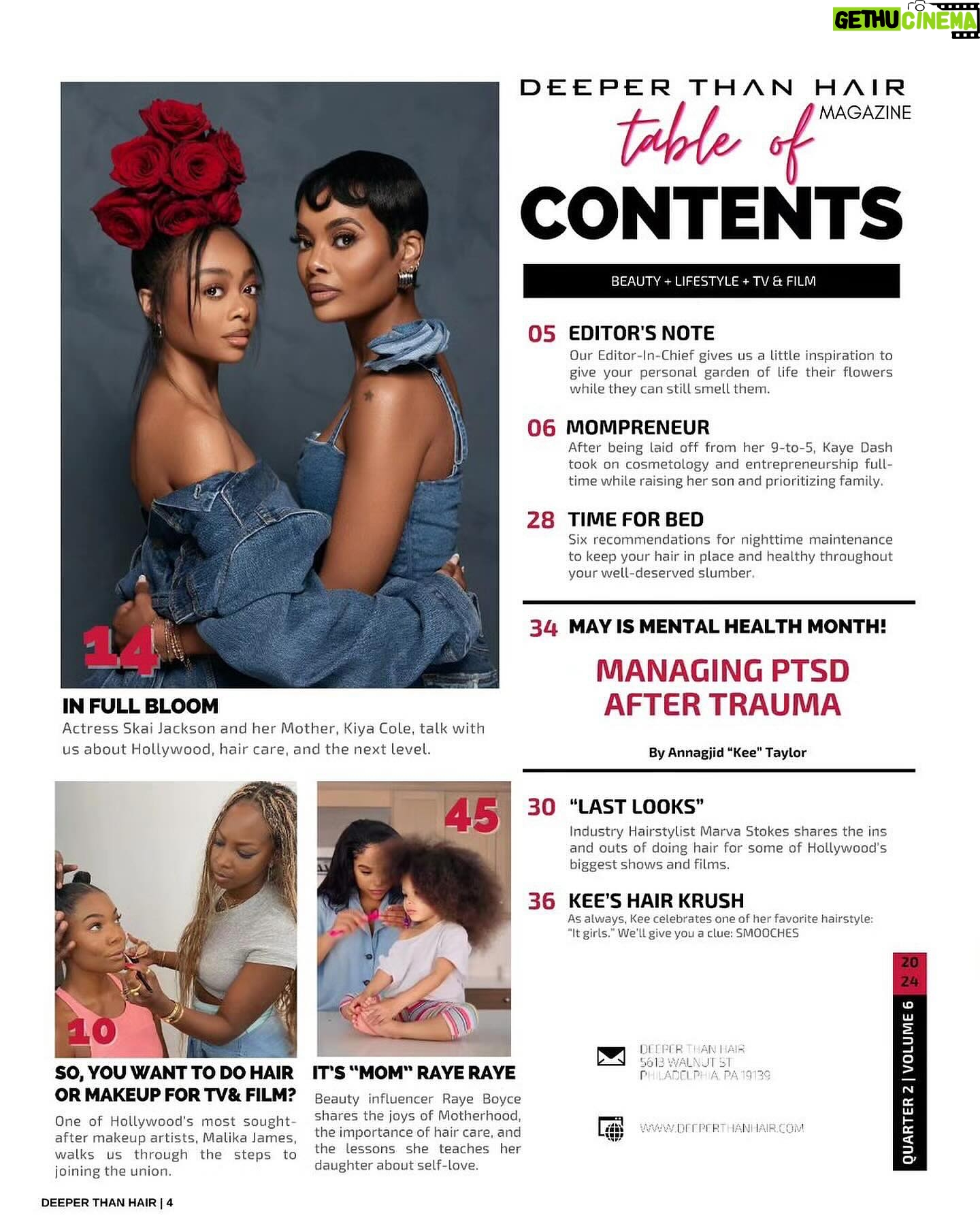 Skai Jackson Instagram - @deeper.than.hair.magazine Vol6. AVAILABLE NOW at deeperthanhair.com🌹✨️❤️🔥 Cover story ‘In Full Bloom’ by: @iamashleydunn Photos: @aaronlacy Hair: @sosheargenius Hair assistant: @stylesbydavonte Makeup: @maddydollfacee Wardrobe: @wilfordlenov @stuspacela #DeeperThanHairMagazine