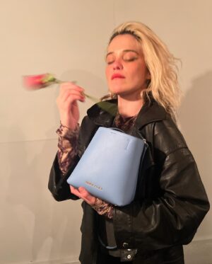 Sky Ferreira Instagram - Backstage with @bimbaylola ! 
Just got offstage in the last photo (lol). RED/FLUSHED/SEMI DYING🍓xoxoxo