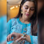 Sneha Gupta Instagram - Because simplicity is more attractive to me ✨ Thanks @richamore & @theparureshop for the wonderful piece of jewellery that matched perfectly with my outfit!