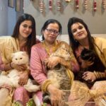 Sneha Gupta Instagram - MERE TUMHARE SABKE LIYE HAPPY DIWALI ,SARE SITARE USKE LIYE HAPPY DIWALI … . . . . . WISHING YOU ALL A VERY HAPPY DIWALI ,MAY LORD RAM BLESS YOU AND YOUR FAMILY . #diwali #diwali2023 #family #laxmipuja #catsofinstagram #everestgupta #naughtygupta #jaguar #sisters #mother #brother #instagram #instagood #familypictures