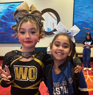 Snooki Instagram - CHEER IS LIFE 💙 Slowly teaching my boo the way of life 😅 @jwoww