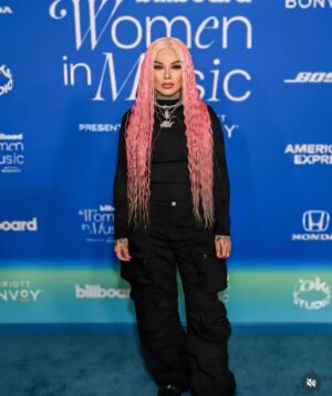 Snow Tha Product Instagram - Had a blast supporting and celebrating all the women i look upto at the @billboard women in music event! It was so dope to be there n see so many wonderful women from behind the scenes and on huge stages all there for the same reason… to fall even more in love with karol g. 😩🫠 (she hugged me btw and i melted) but nah jk fr it was wonderful to celebrate all the awesome women and see so many familiar faces i didnt even get pics cuz i was so nervous and excited… but inside when the wine hit…. Yall know who i am.. 🤠(last slide) thank u @tunecore for having me and being my allies in this huge industry.