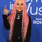 Snow Tha Product Instagram - Had a blast supporting and celebrating all the women i look upto at the @billboard women in music event! It was so dope to be there n see so many wonderful women from behind the scenes and on huge stages all there for the same reason… to fall even more in love with karol g. 😩🫠 (she hugged me btw and i melted) but nah jk fr it was wonderful to celebrate all the awesome women and see so many familiar faces i didnt even get pics cuz i was so nervous and excited… but inside when the wine hit…. Yall know who i am.. 🤠(last slide) thank u @tunecore for having me and being my allies in this huge industry.