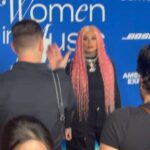 Snow Tha Product Instagram - Had a blast supporting and celebrating all the women i look upto at the @billboard women in music event! It was so dope to be there n see so many wonderful women from behind the scenes and on huge stages all there for the same reason… to fall even more in love with karol g. 😩🫠 (she hugged me btw and i melted) but nah jk fr it was wonderful to celebrate all the awesome women and see so many familiar faces i didnt even get pics cuz i was so nervous and excited… but inside when the wine hit…. Yall know who i am.. 🤠(last slide) thank u @tunecore for having me and being my allies in this huge industry.