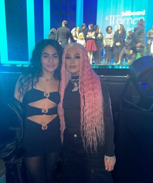 Snow Tha Product Instagram - Had a blast supporting and celebrating all the women i look upto at the @billboard women in music event! It was so dope to be there n see so many wonderful women from behind the scenes and on huge stages all there for the same reason… to fall even more in love with karol g. 😩🫠 (she hugged me btw and i melted) but nah jk fr it was wonderful to celebrate all the awesome women and see so many familiar faces i didnt even get pics cuz i was so nervous and excited… but inside when the wine hit…. Yall know who i am.. 🤠(last slide) thank u @tunecore for having me and being my allies in this huge industry.