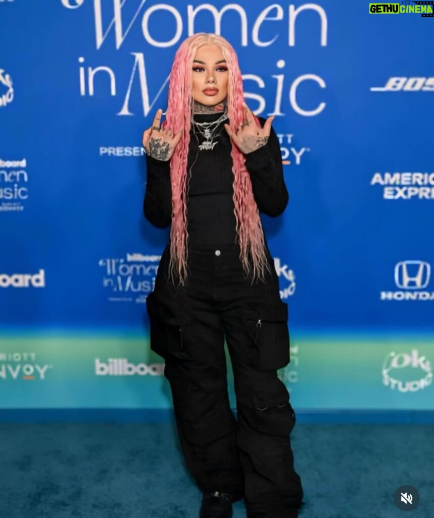 Snow Tha Product Instagram - Had a blast supporting and celebrating all the women i look upto at the @billboard women in music event! It was so dope to be there n see so many wonderful women from behind the scenes and on huge stages all there for the same reason… to fall even more in love with karol g. 😩🫠 (she hugged me btw and i melted) but nah jk fr it was wonderful to celebrate all the awesome women and see so many familiar faces i didnt even get pics cuz i was so nervous and excited… but inside when the wine hit…. Yall know who i am.. 🤠(last slide) thank u @tunecore for having me and being my allies in this huge industry.
