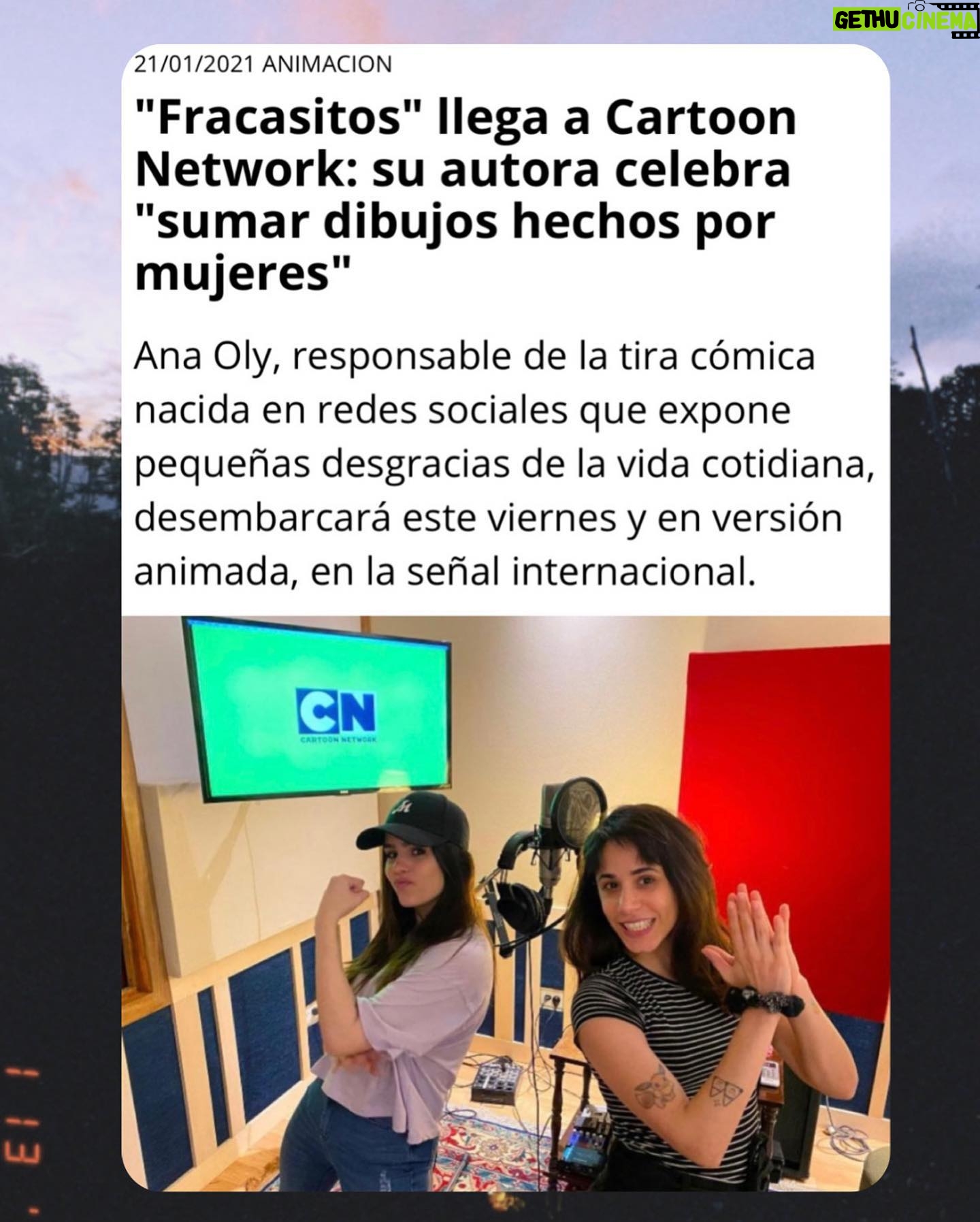 Sofía Morandi Instagram - Hace unos meses grabé episodios de @fracasitos para @cartoonnetworkla y HOY 20:00pm ya van a poder verlos por cartoon ✨📺 Gracias Cartoon, a todo el team y felicitaciones a la creadora @ana0ly Grosa! tu laburo es zarpado. Doblar siempre fue uno de mis hobbies favoritos, flasheaba estudio de grabación en mi cuarto, obvio. Esta vez me costó porque era Argento y se me iba al neutro jaja pero podría estar horas, muy divertido y quedaron hermosos✨ Disfrútenlos!