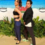 Sofía Niño de Rivera Instagram - Mi familia favorita. @ederbez no sale bien en la primera foto pero yo sí entonces ni modo. Y @danielsosafado tampoco en la última pero yo sí así que ni modo. #deviajeconlosderbez #primevideo