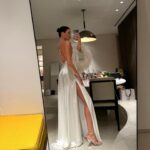 Sofia Nikitchuk Instagram - White is always so chic 🤍 dress Maison @d_angelann
