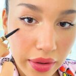 Sofia Wylie Instagram - @theschoolforgoodandevilmovie star @sofiawylie may already have freckles, but the more the merrier when it comes to her go-to makeup routine. Here, a glimpse at the star’s #OneBeautySecret