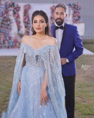 Soheir Salah Instagram - من الصور الي كلش احبهم😍
تصوير @alsaaadiii 
الفستان من @mambocouture @maherghalayiniprivate 
ميك اب @shishi.safaa 
شعر @yousef_salam1