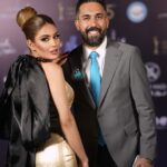 Soheir Salah Instagram - ⭐️💙 الفستان من تصميم @ysrhautecouture @danida_dantella ميك اب وشعر @aredocenter @muhannad__official